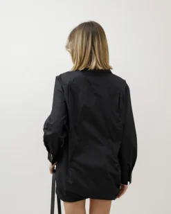Abito camicia in cotone con fibbia – R7330