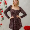 Abito corto con paillettes – 23288