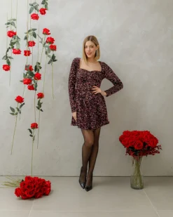 Abito corto con paillettes – 23288