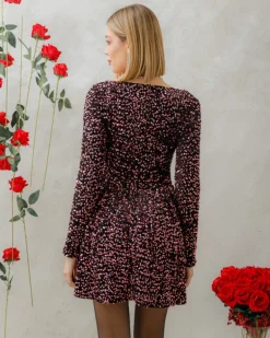 Abito corto con paillettes – 23288