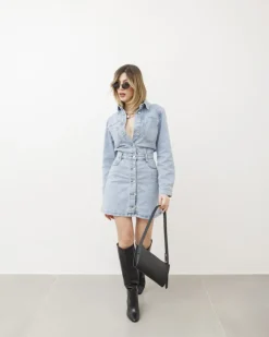 Abito corto in denim – H3002