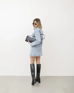 Abito corto in denim – H3002