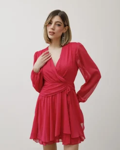 Abito corto semi-trasparente – 8579