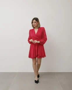 Abito corto semi-trasparente – 8579