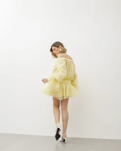 Abito in chiffon con fiocchi – 8109