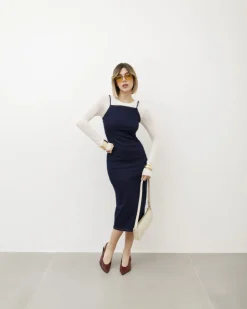 Abito in denim con spalline – L1193slc