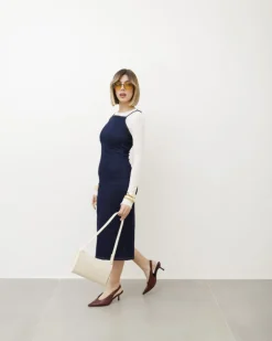 Abito in denim con spalline – L1193slc