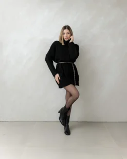 Abito in lana con collo alto – 88777