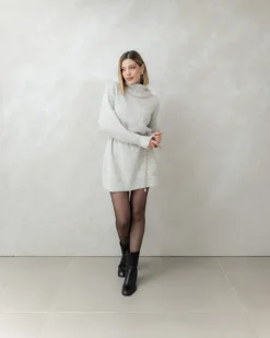 Abito in lana con collo alto – 88777