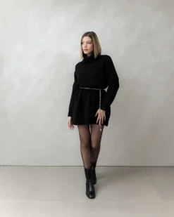 Abito in lana con collo alto – 88777