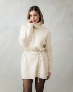 Abito in lana con collo alto – 88777