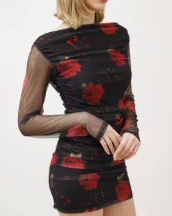 Abito in tulle stampato – 7224