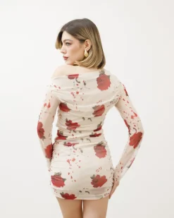 Abito in tulle stampato – 7224