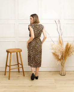 Abito lungo animalier – 5142 SLC
