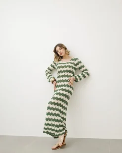Abito lungo crochet – 9878
