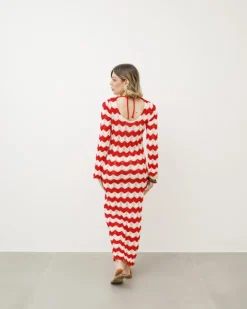 Abito lungo crochet – 9878