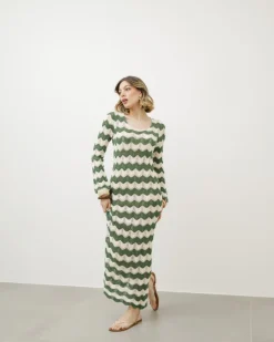 Abito lungo crochet – 9878