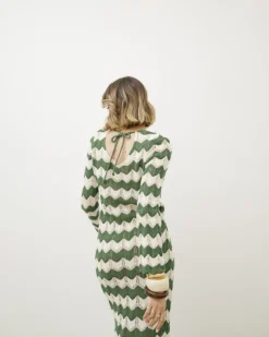 Abito lungo crochet – 9878