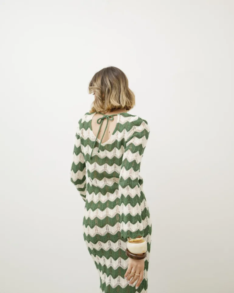 Abito lungo crochet – 9878