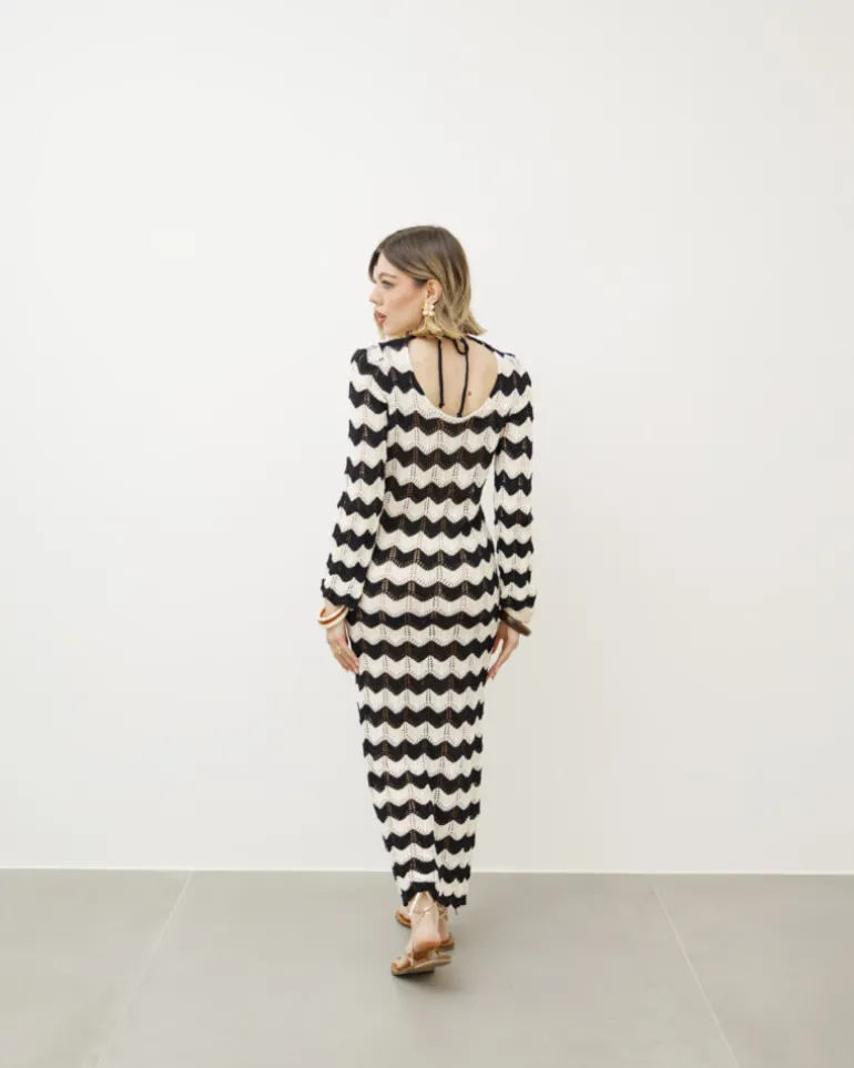 Abito lungo crochet – 9878