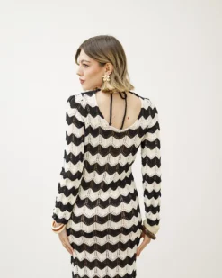 Abito lungo crochet – 9878