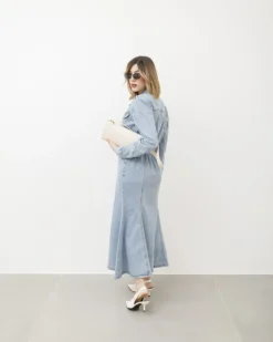 Abito lungo in denim – R7289