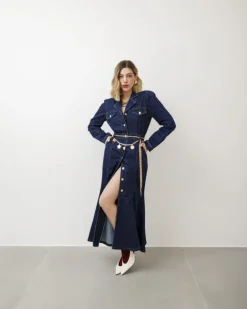 Abito lungo in denim – R7289