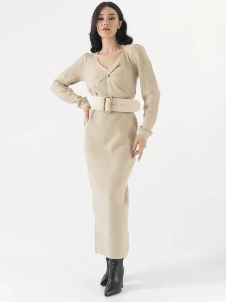 Abito lungo in maglia – 7763