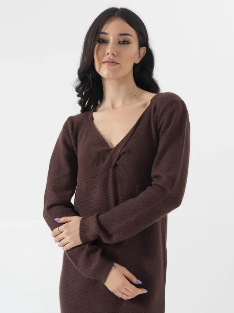 Abito lungo in maglia – 7763