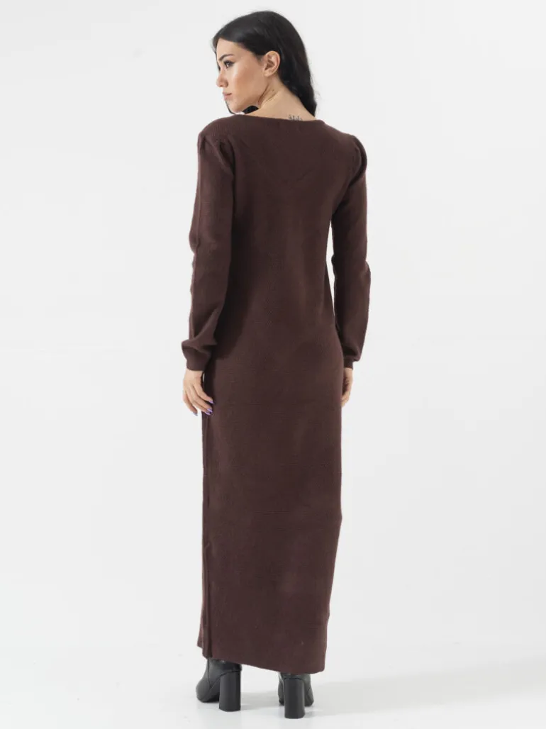 Abito lungo in maglia – 7763