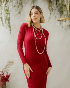 Abito lungo in maglia – G179