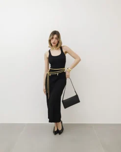 Abito lungo in maglia a coste – PL5367