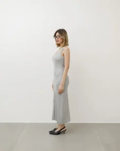 Abito lungo in maglia a coste – PL5367