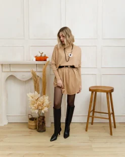 Abito pullover in maglia – G158