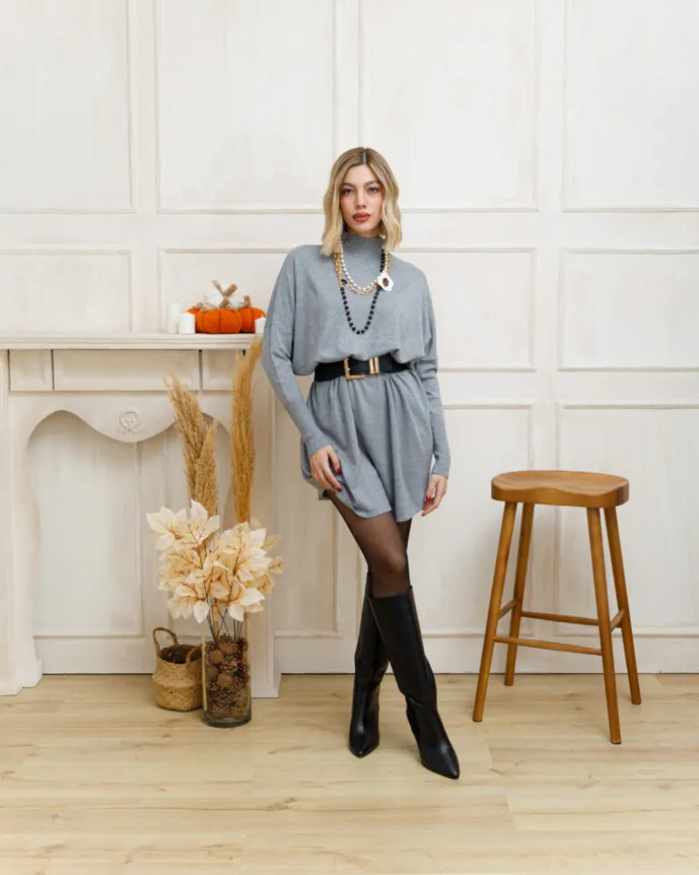 Abito pullover in maglia – G158