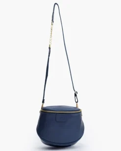 Baby ISABELLA borsa in pelle BLU NAVY – LOVING BAGS