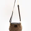Baby ISABELLA borsa in pelle marrone ANIMALIER – LOVING BAGS