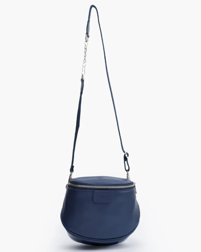 Baby ISABELLA borsa in pelle BLU NAVY – LOVING BAGS