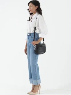 Baby ISABELLA borsa in pelle NERA – LOVING BAGS