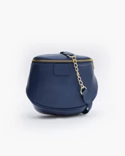 Baby ISABELLA borsa in pelle BLU NAVY – LOVING BAGS