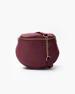 Baby ISABELLA borsa in pelle BORDEAUX – LOVING BAGS