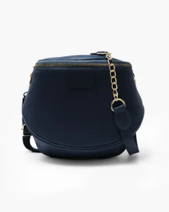 Baby ISABELLA borsa in pelle BLU NOTTE – LOVING BAGS