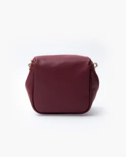 Baby ISABELLA borsa in pelle BORDEAUX – LOVING BAGS