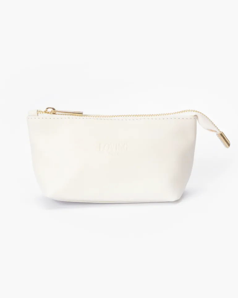 Beauty case in pelle NOAH – latte