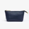 Beauty case in pelle NOAH – BLU NAVY