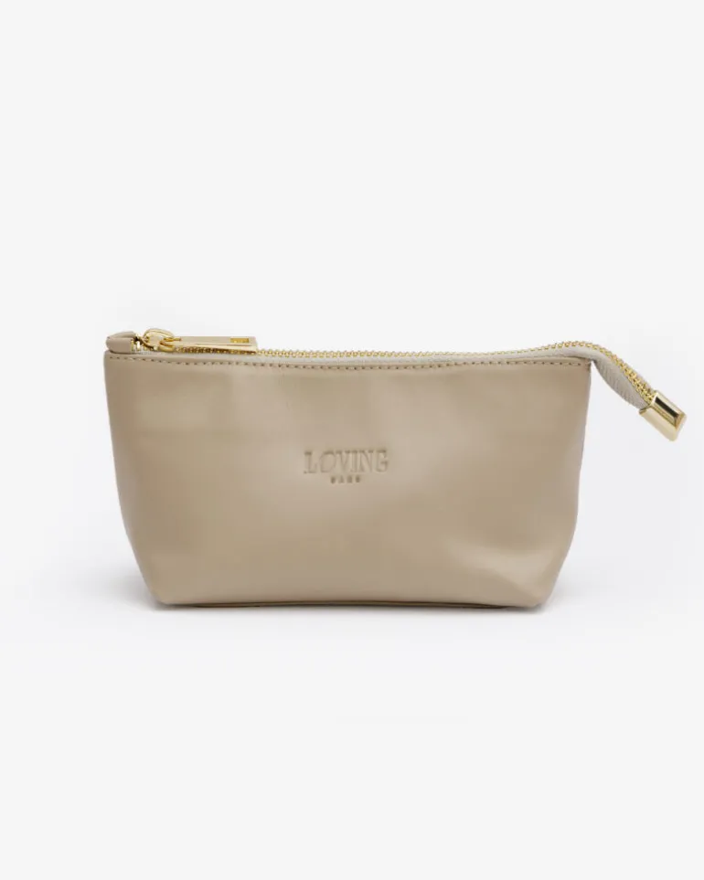 Beauty case in pelle NOAH – CREMA