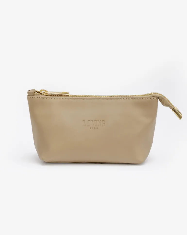 Beauty case in pelle NOAH – NUDE