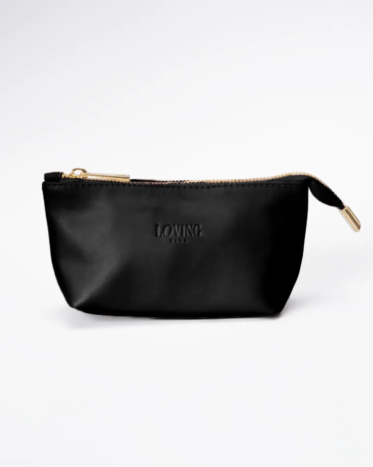 Beauty case in pelle NOAH – nero