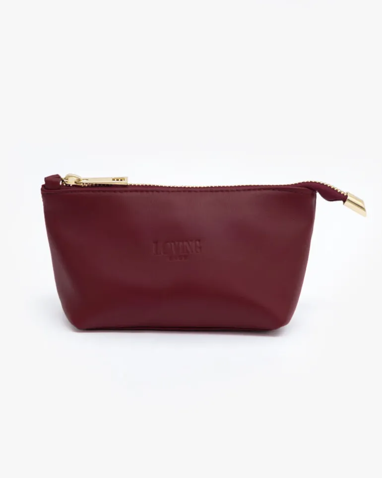 Beauty case in pelle NOAH – BORDEAUX