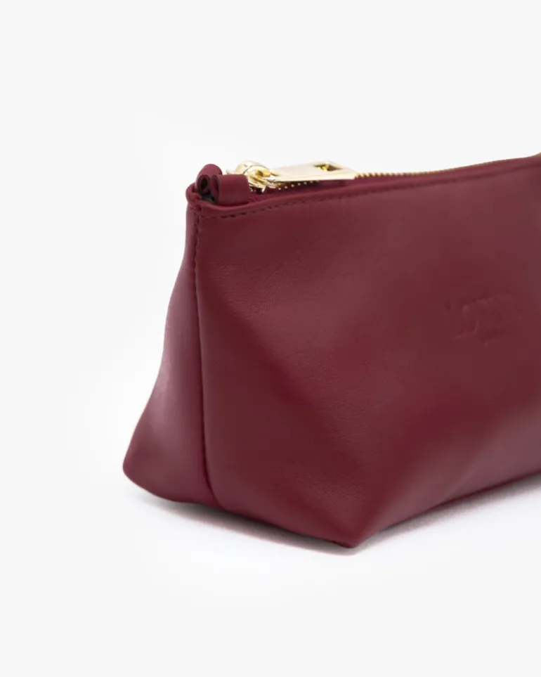 Beauty case in pelle NOAH – BORDEAUX